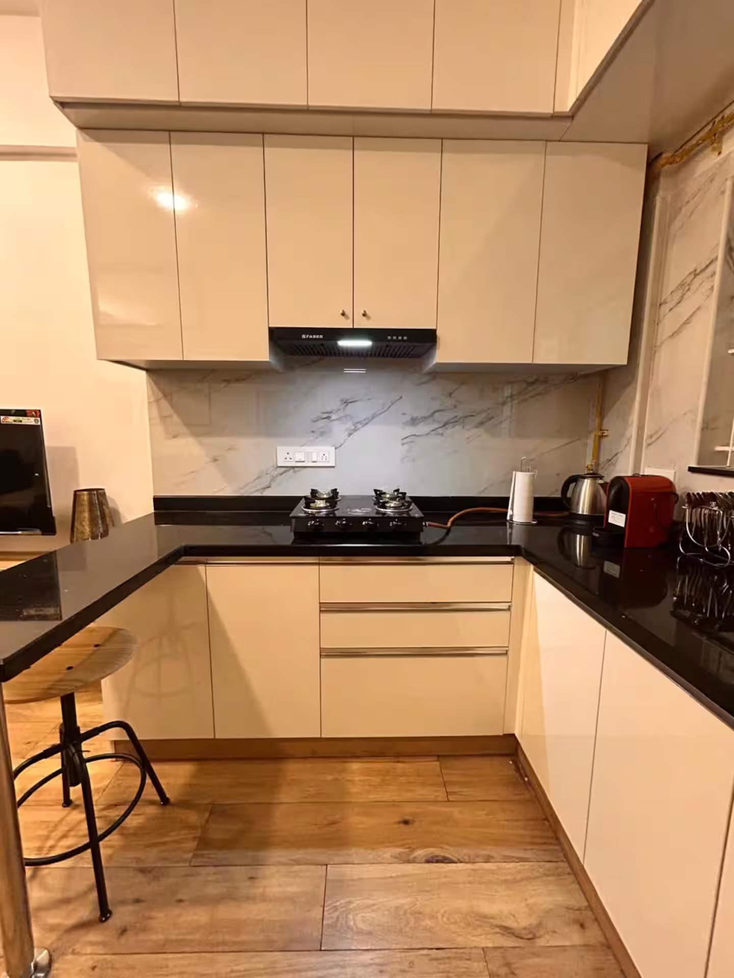 Modern fitted kitchen